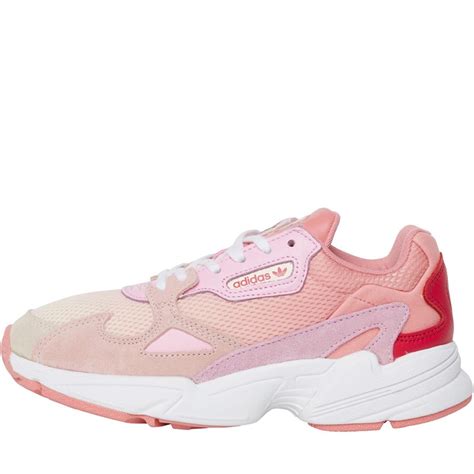 adidas falcon damen schwarz rosa|Women .